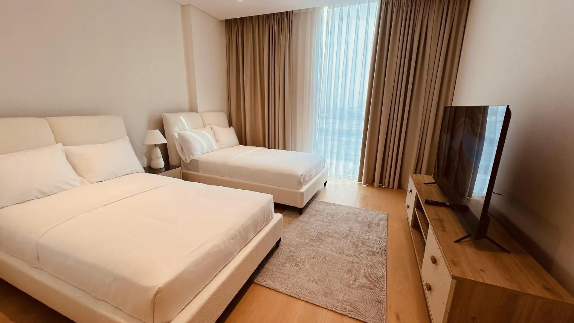 2Br Soul Beach Mamsha Al Saadiyat Full Apartment 阿布扎比 0*,